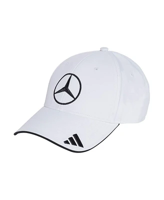 Adidas Women's White Mercedes-amg Petronas F1 Team Driver Wear Adjustable Hat