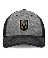 Fanatics Men's Gray/Black Vegas Golden Knights Fundamental Top Shelf 2-Tone Flex Hat