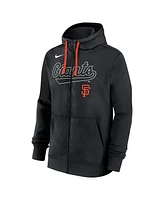 Nike Men's Black San Francisco Giants Knockout Script Full-Zip Hoodie