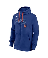 Nike Men's Royal New York Mets Knockout Script Full-Zip Hoodie