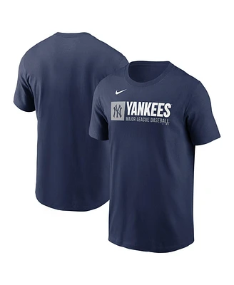 Nike Men's Navy New York Yankees Team Block T-Shirt