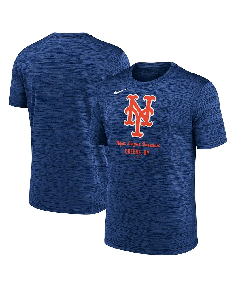 Nike Men's Royal New York Mets Velocity Performance T-Shirt