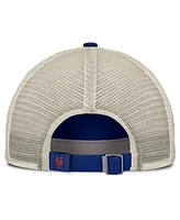 Nike Men's Royal/Natural New York Mets Cooperstown Collection Club Trucker Adjustable Hat