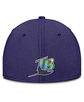 Nike Men's Purple/Black Tampa Bay Rays Rise Swoosh Performance Flex Hat