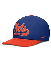 Nike Men's Royal/Orange New York Mets Pro Performance Snapback Hat