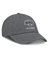 Fanatics Men's Charcoal Los Angeles Kings Washed Adjustable Hat