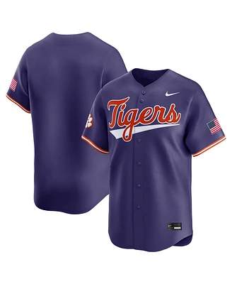 Nike Men's Purple Clemson Tigers College Limited Baseball Jersey