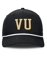 Fanatics Men's Black Vanderbilt Commodores Foul Ball Rope Adjustable Hat