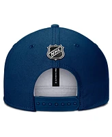 Fanatics Men's Deep Sea Blue Seattle Kraken Authentic Pro Rink Snapback Hat