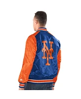 Starter Men's Royal New York Mets Varsity Full-Snap Jacket