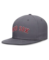 Nike Men's Gray Boston Red Sox Performance True Fitted Hat