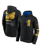 Fanatics Men's Black Golden State Warriors Game Time Crossover Pullover Hoodie