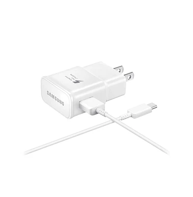 Samsung Fast Charging 15W Usb A Wall Charger and Usb A to Usb C Cable