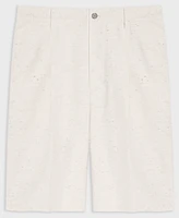 Mode of One Men's Oversized Speckled Textured Shorts, Exclusively at Macy's