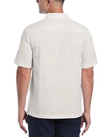 Cubavera Men's Classic-Fit Linen Blend Short Sleeve Button-Front Shirt