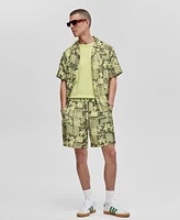 Mode of One Men's Vacation Palm Pull-On Shorts, Exclusively at Macy's