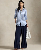 Polo Ralph Lauren Women's Classic-Fit Striped 100% Linen Shirt
