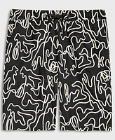 Mode of One Men's Floral Embroidered Shorts, Exclusively at Macy's