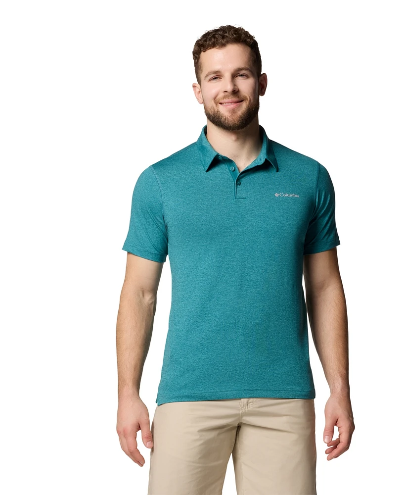 Columbia Men's Carter Short Sleeve Performance Crest Polo