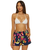 Trina Turk Women's Poolside Swirl Cover-Up Shorts
