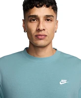 Nike Men's Pullover Fleece Crewneck Logo Sweatshirt