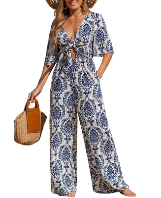 Women's Out of Office Ornate Jumpsuit