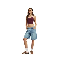 Cotton On Women's Super Baggy Denim Jort