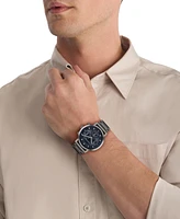 Calvin Klein Men's Gauge Ionic Plated Gray Steel Bracelet Watch, 41mm