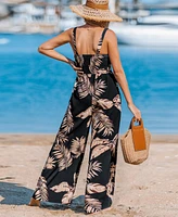 Cupshe Women's Sandy Shores Tropical Jumpsuit