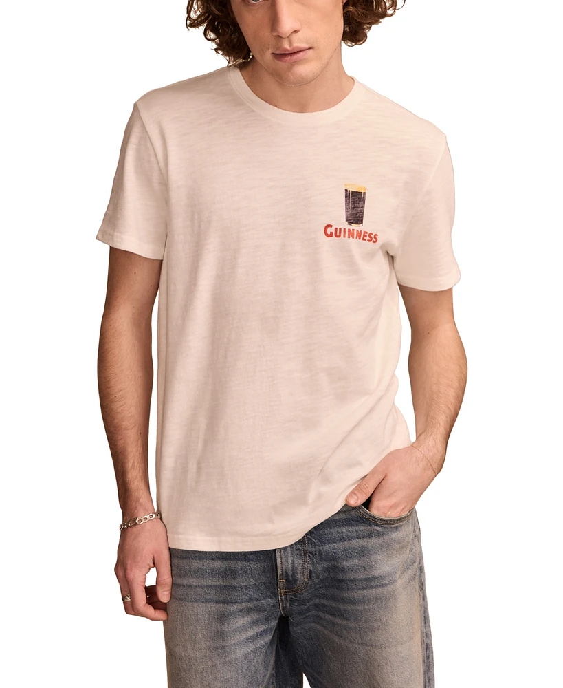 Lucky Brand Men's Guinness Time Short Sleeve T-Shirt