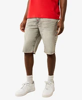 True Religion Men's Ricky Single Needle Flap Fray Hem Shorts