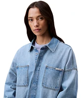 Calvin Klein Jeans Women's Utility Cotton Denim Shirt