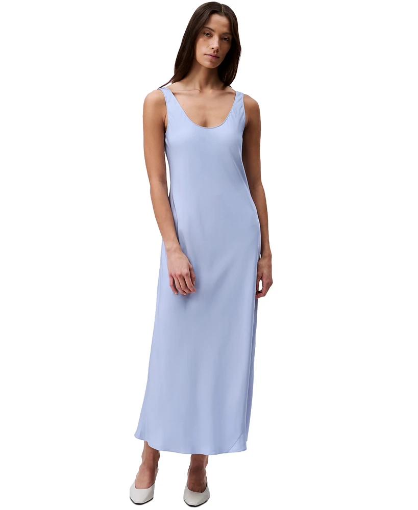Calvin Klein Jeans Women's Sleeveless Midi Slip Dress