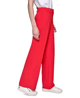 Karl Lagerfeld Paris Women's Bootcut High-Rise Pants