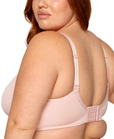 Curvy Couture Women's Plus Smooth Seamless Comfort Wireless Bra