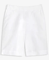 On 34th Women's Linen-Blend Pull-On Shorts, Exclusively at Macy's