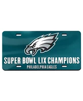 Wincraft Philadelphia Eagles Super Bowl Lix Champions Laser-Cut Acrylic License Plate