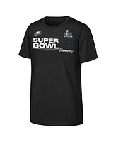 Fanatics Big Boys and Girls Black Philadelphia Eagles Super Bowl Lix Champions Roster T-Shirt