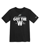 Nike Preschool Black Philadelphia Eagles Super Bowl Lix Champions Parade T-Shirt