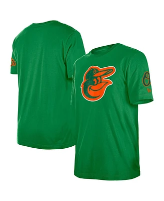 New Era Men's Kelly Green Baltimore Orioles St. Patrick's Day Shamrock Fill T-Shirt