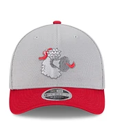 New Era Men's Gray/Red Philadelphia Phillies 2025 Batting Practice 9FORTY M-Crown Adjustable Hat