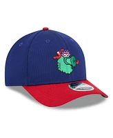 New Era Men's Royal/Red Philadelphia Phillies 2025 Batting Practice 9FORTY M-Crown Adjustable Hat