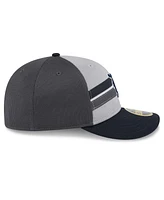 New Era Men's Gray/Navy Detroit Tigers 2025 Batting Practice Low Profile 59FIFTY Fitted Hat