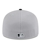 New Era Men's Gray/Black Pittsburgh Pirates 2025 Batting Practice 59FIFTY Fitted Hat