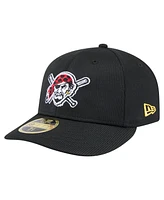 New Era Men's Black Pittsburgh Pirates 2025 Spring Training Low Profile 59FIFTY Fitted Hat