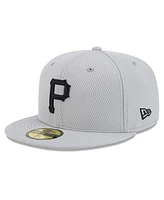 New Era Men's Gray Pittsburgh Pirates 2025 Mlb Clubhouse 59FIFTY Fitted Hat