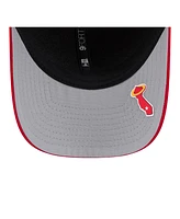 New Era Men's Red Los Angeles Angels 2025 Mlb Clubhouse 9FORTY Adjustable Hat