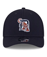 New Era Men's Navy Detroit Tigers 2025 Mlb Clubhouse 9FORTY M-Crown Adjustable Hat