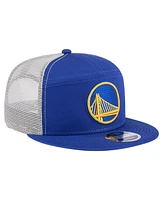 New Era Men's Golden State Warriors Blue Victory Grove Split Panel 9FIFTY Snapback Hat