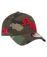 New Era Men's Camo New York Giants Mystic Camo A-Frame 9FORTY Adjustable Hat